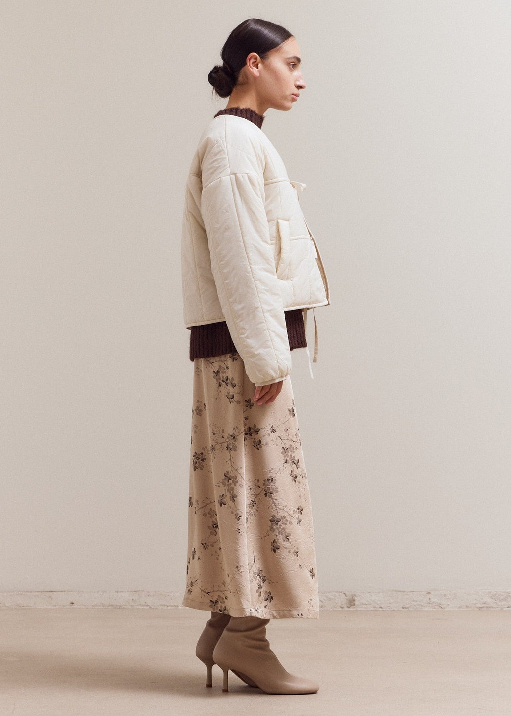 ABBY CREAM QUILTED JACKET